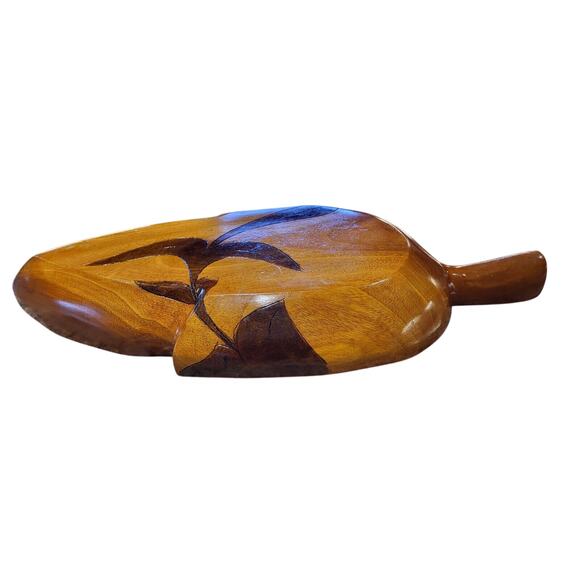 Wooden Serving Divided Tray St. Lucia 18" Length - Picture 3 of 16